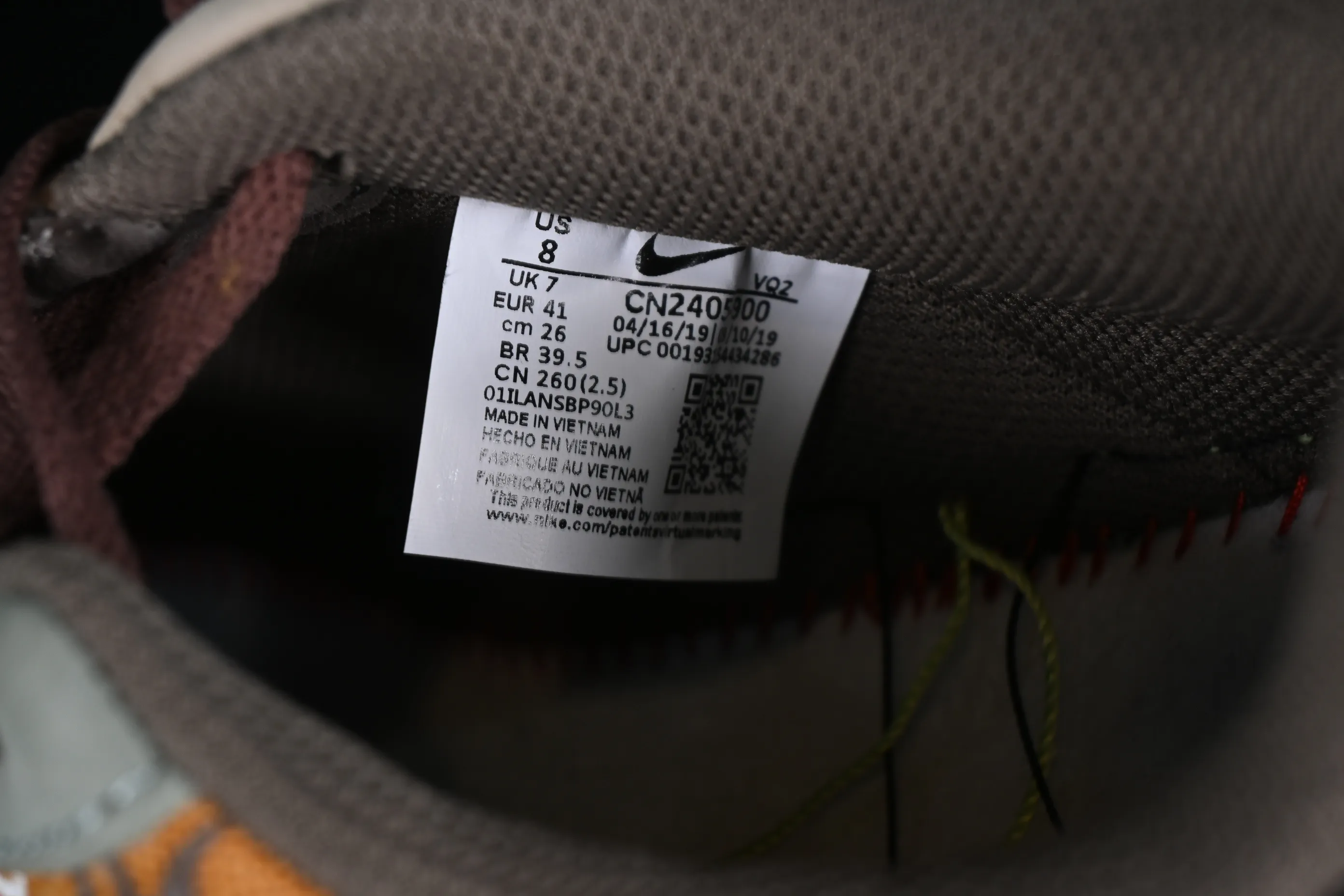 All Categories Nk Air Force 1 Air Force Series Nk Air Force 1 Low Air Force Low Top Pure Original Travis Scott x Nk Air Force 1 Low Air Force Joint Style Casual Sneakers CN2405-900